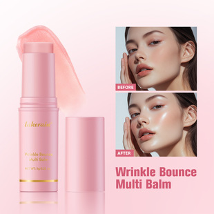 Cross-Border Lakerain Multifunctional Pink Hydrating Stick Facial and Neck Hydrating Moisturizing Cream Lipstick Makeup Stick