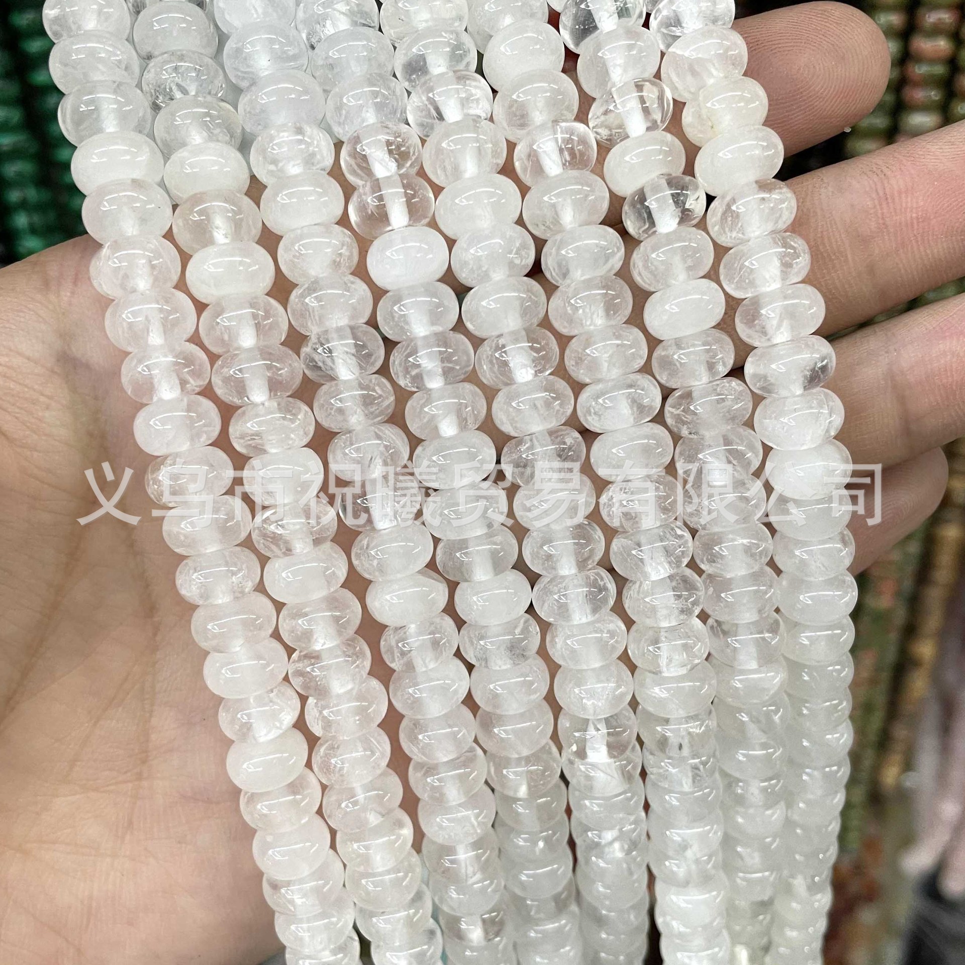White crystal, abacus