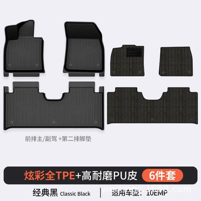 Modelə uyğun ayaqaltı: 08 900 10Em-P Z20 Special Car - blacksingle-layer-pure-tpe-set-a-10em-p-6-piece-sethigh-side-protectionstandard-set-carpet-surface