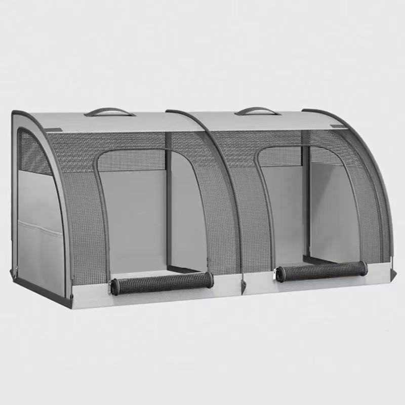 オールシーズン対応の国境を越えた車用犬小屋、中小型犬用防水安全シート、ペット用取り外し可能な猫小屋と犬ケージ|undefined