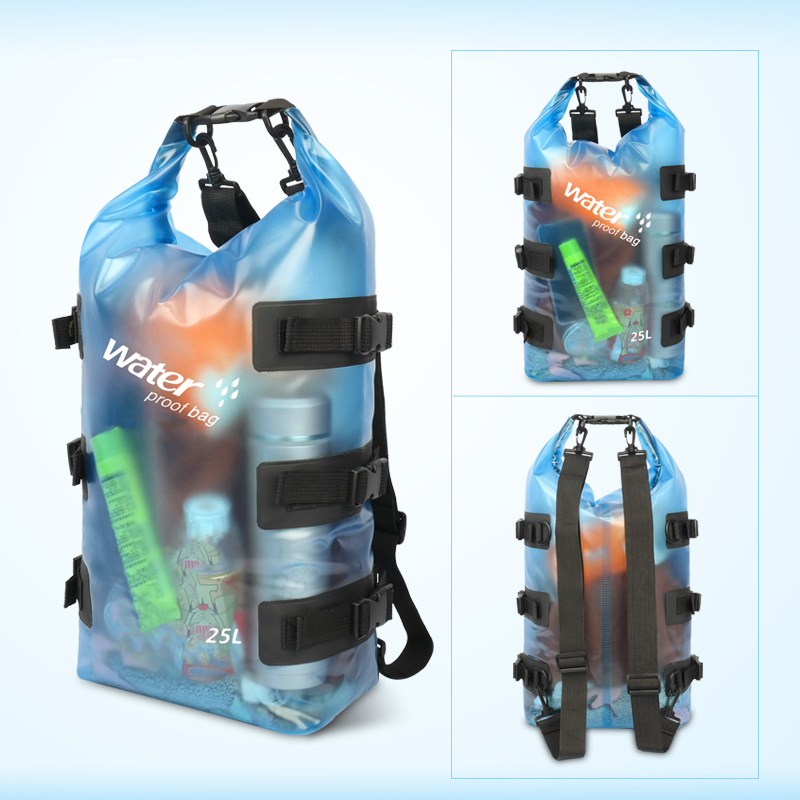 Ultra thin waterproof beach backpack PVC for swimming