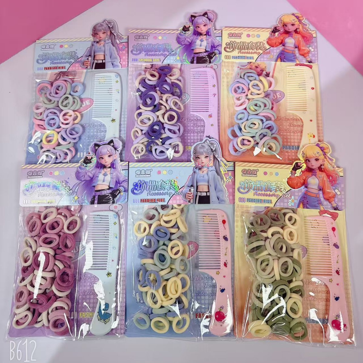 Alta elasticidad de los niños sin lesiones en la banda elástica del cabello, anillos para el cabello de los bebés 2026 nueva cuerda para la cabeza de las niñas image 1
