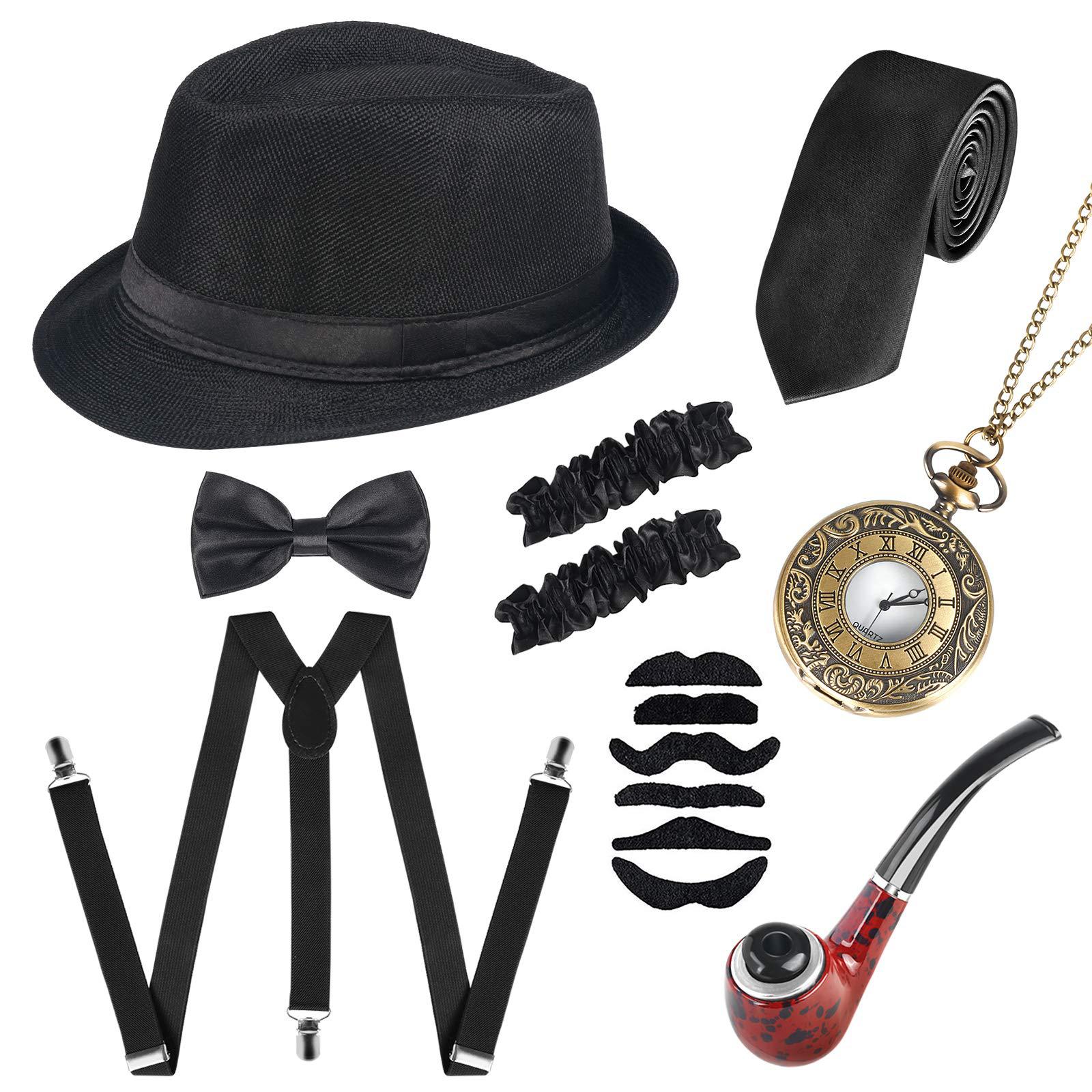 Black retro pocket watch