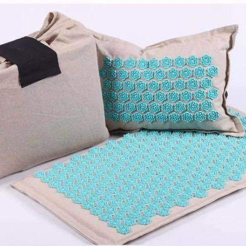 Лотос Кокосовая пальма Акупунктурный Массажный коврик Коврик для йоги акупрессурный коврик