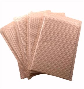 Wholesale thickened nude pink bubble bag clothing packaging express bag foam material packaging bag printing logo