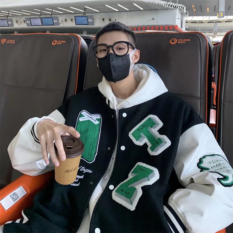 2022 봄 야구 유니폼 남성 트렌드 브랜드 봄, 가을 미국 힙합 하이 스트리트 재킷 다목적 커플 스타일 재킷