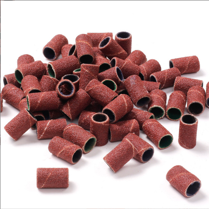 Transfronterizos para nuevos productos de molienda de uñas de alta calidad, molienda de anillo de arena 80#120#180#100 cápsulas / paquete en stock