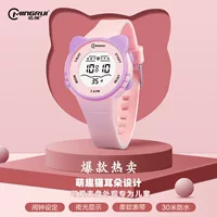 Кошачьи электронные часы для детей светящийся 30 м водонепроницаемый леди водонепроницаемый будильник игрушка часы для девочек женские часы