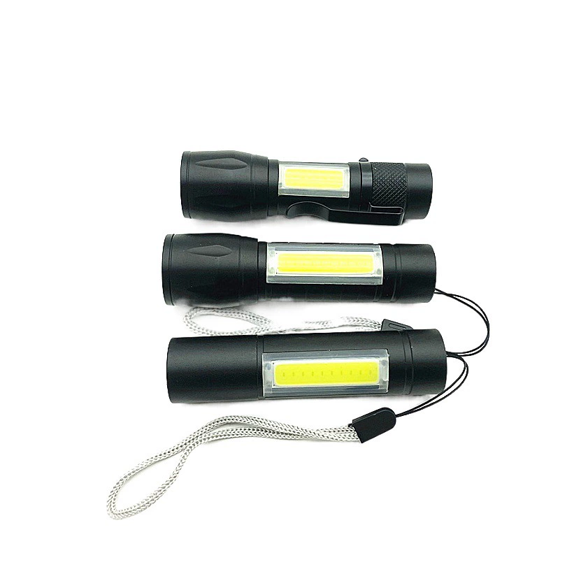 Оптовый алюминиевый сплав mini COB сильный свет перезаряжаемый фонарик Android USB освещение светодиодный маленький фонарик костюм оптом