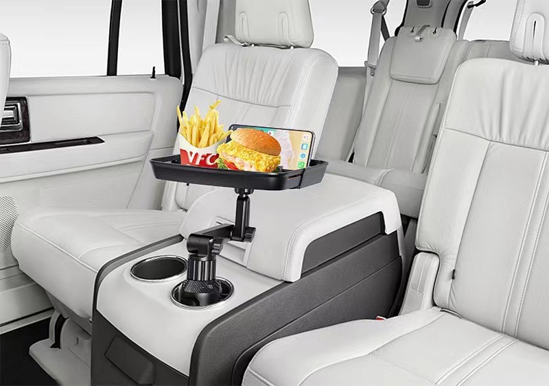Car Tray for Holding Food and Drinks, Coffee Table, Food Storage Rack, Cup Holder, Phone Holder for Car Use