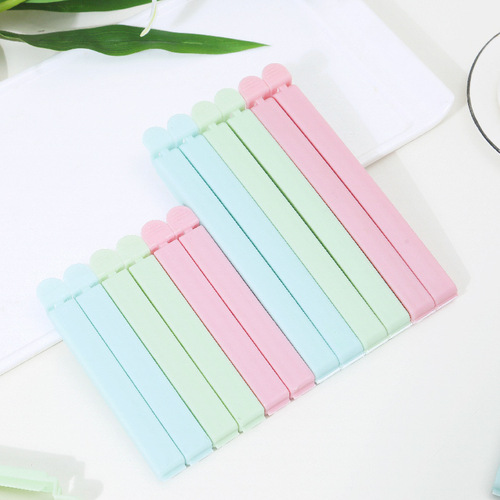 Food Sealing Clips 12cm 16cm Sealing Clips 5-Pack Household Tea Moisture-Proof Clips Storage Sealing Bags