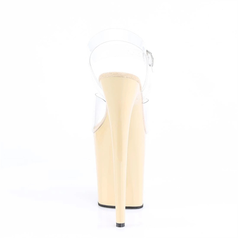 23cm de desfile odiar el cielo alto tacones super altos de agua de color almendro rendimiento modelo de escenario antideslizante y resistente al desgaste, bolsas con el modelo