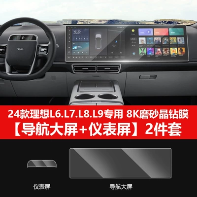 Interior Film, Car interior film - 24-25-ideal-series-navigation-instrument-frosted-tempered-film