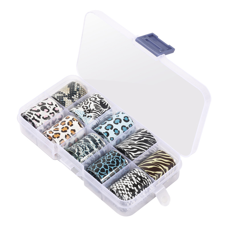 2021 nueva transferencia de Arte de uñas cielo estrellado papel mármol Flor Mariposa patrón de serpiente uñas pegatina de transferencia de cielo estrellado