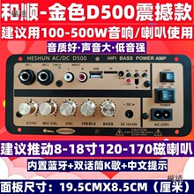 大功率长方形蓝牙支持12v24v220v家用户外音响用型大功率功放板