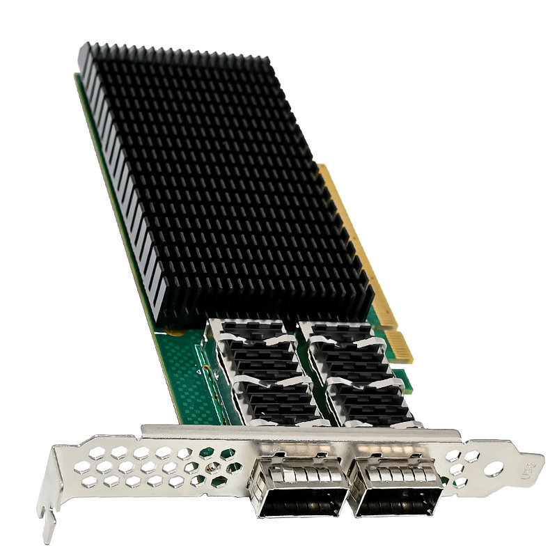 100G双口PCIE光纤网卡QSFP28迈洛思Mellanox ConnectX-5 RDMA智能-阿里巴巴