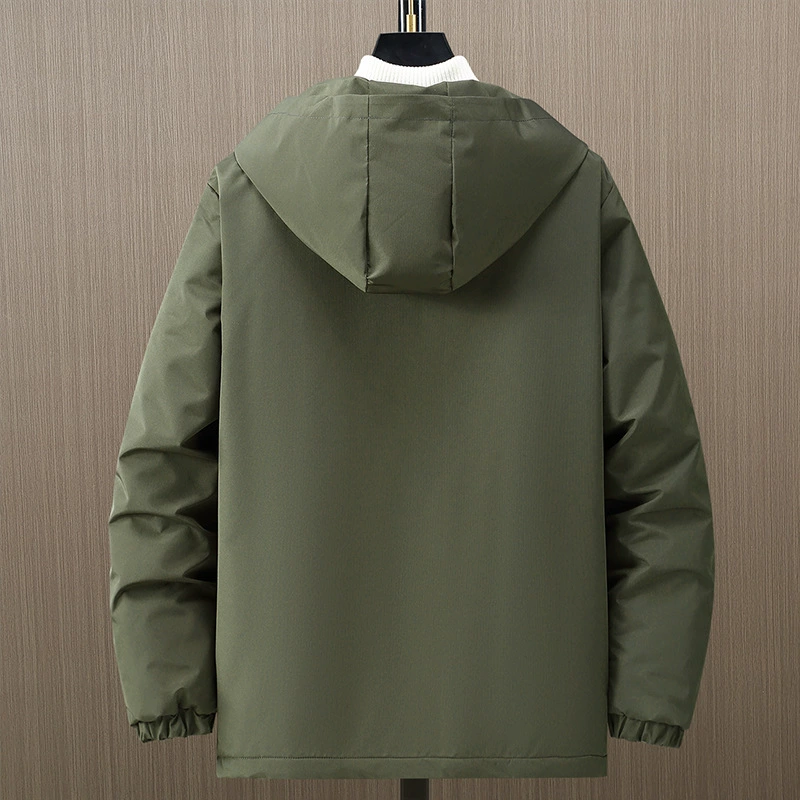 Removable warm jacket, three in one, plus size