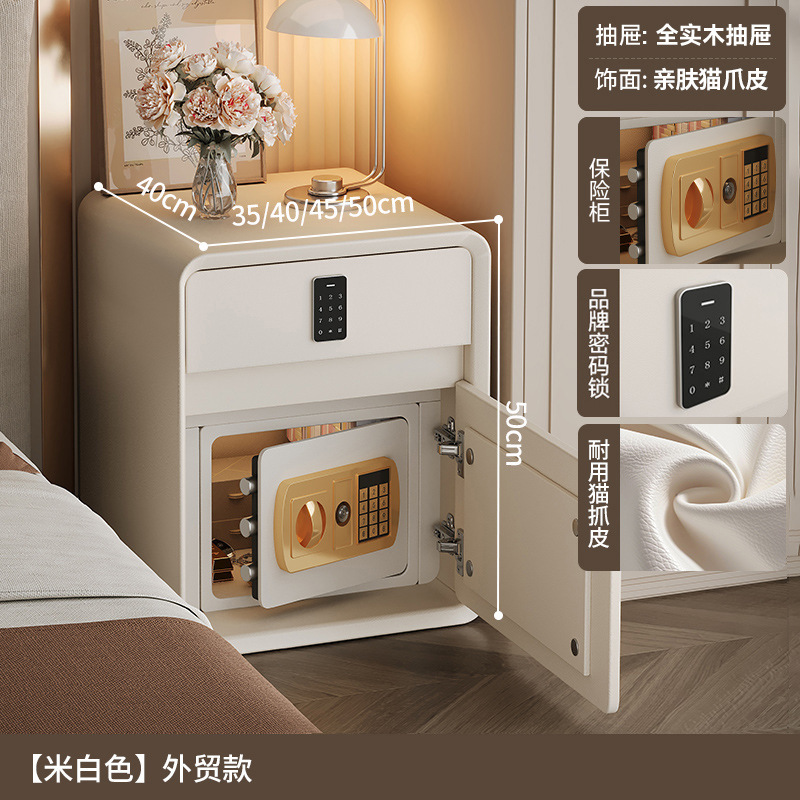 Smart cabecera caja fuerte en todo 2025 nuevo dormitorio con cerradura nicho de diseño pequeño armario de cabecera
