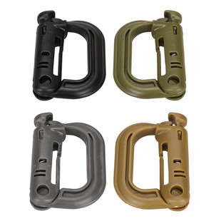 MOLLE Hanging Buckle Backpack Buckle Multi-purpose D-shaped Hanging Quick Release D-shaped Buckle Small Hook Accessories Backpack Equipment