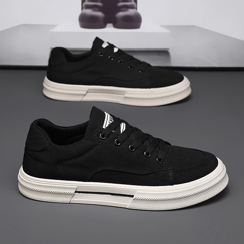 Zapatos de lona zapatos de hombre 2025 nuevo estilo de primavera estilo fino moda ligera y simple personalidad transpirable todo-fósforo zapatillas de deporte casuales