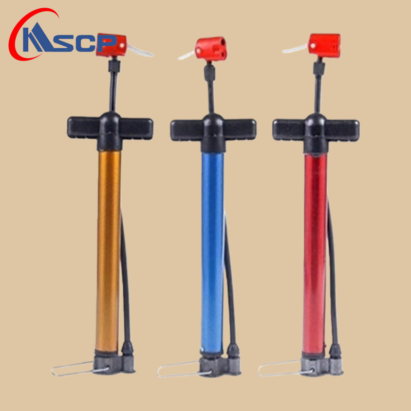 便携式球类打气筒自行车电车烤漆款 单车充气筒篮球打气筒配件