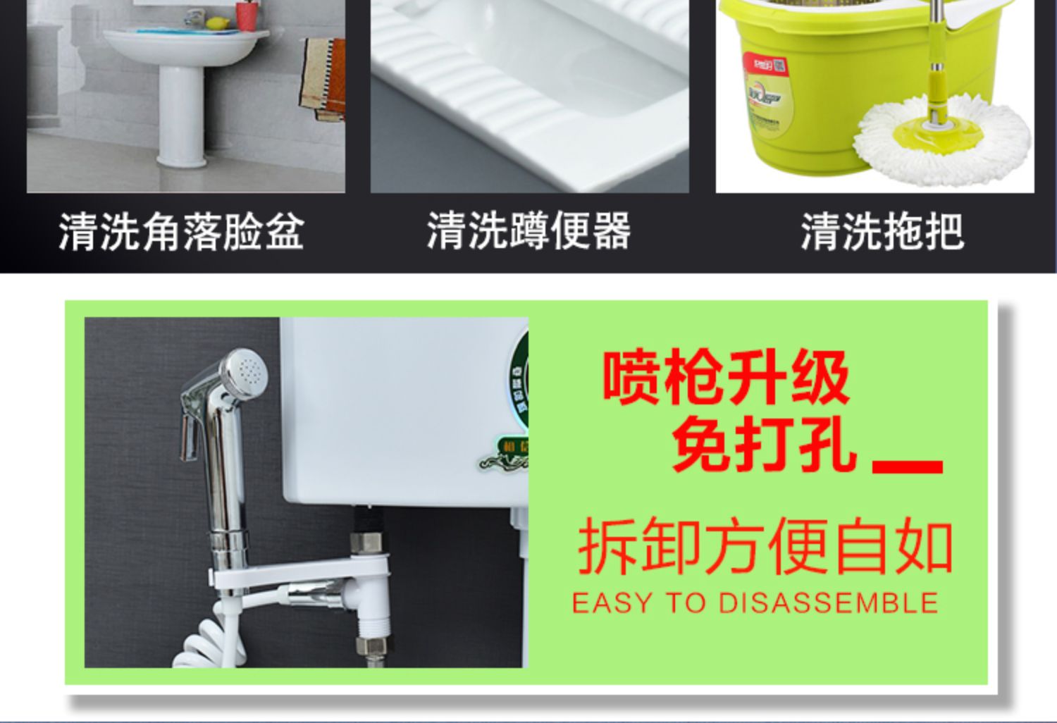 Yifan water tank, household bathroom flush, squat toilet, toilet bowl, squat toilet, squat pit, energy-saving toilet flush tank undefined