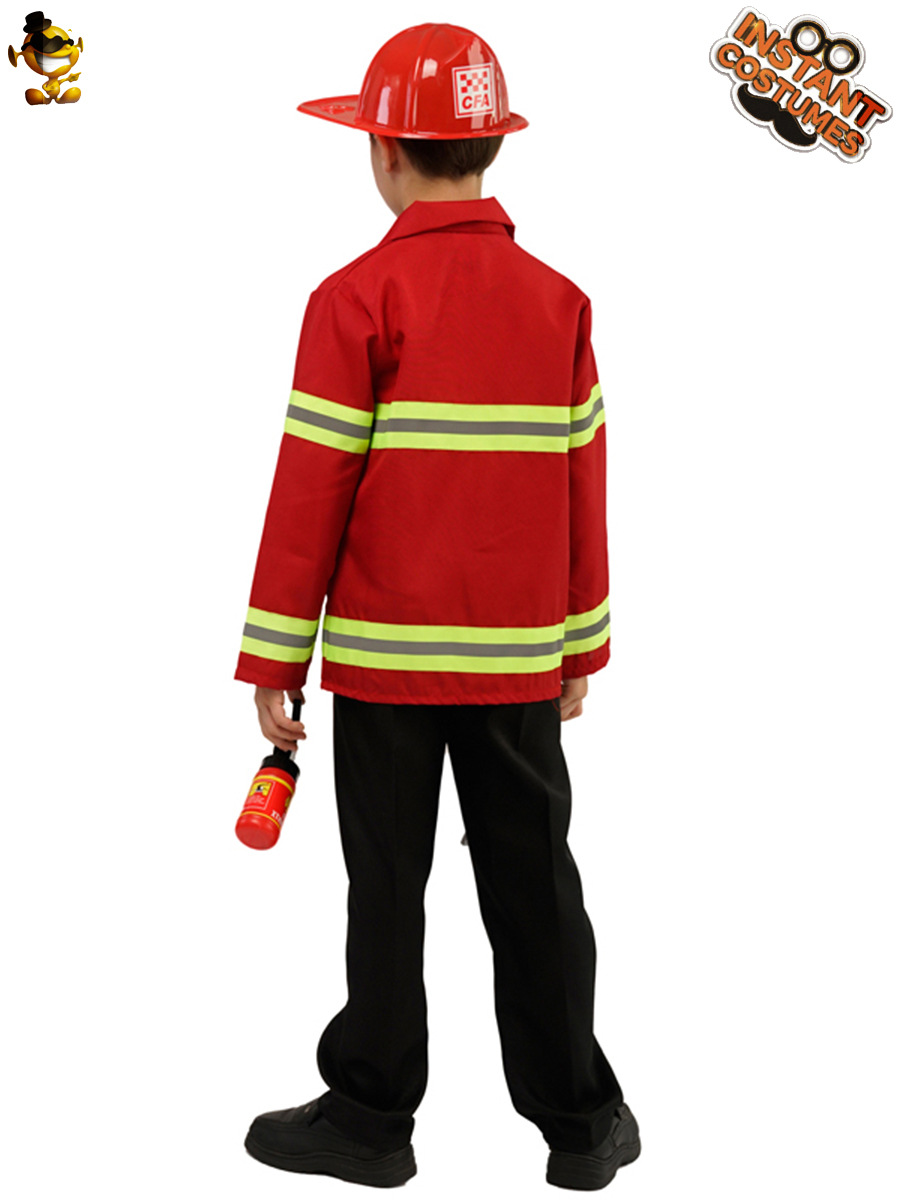 Disfraces Cosplay ropa de rendimiento de la etapa Cosplay niño pequeño bombero ropa de distribución al por mayor