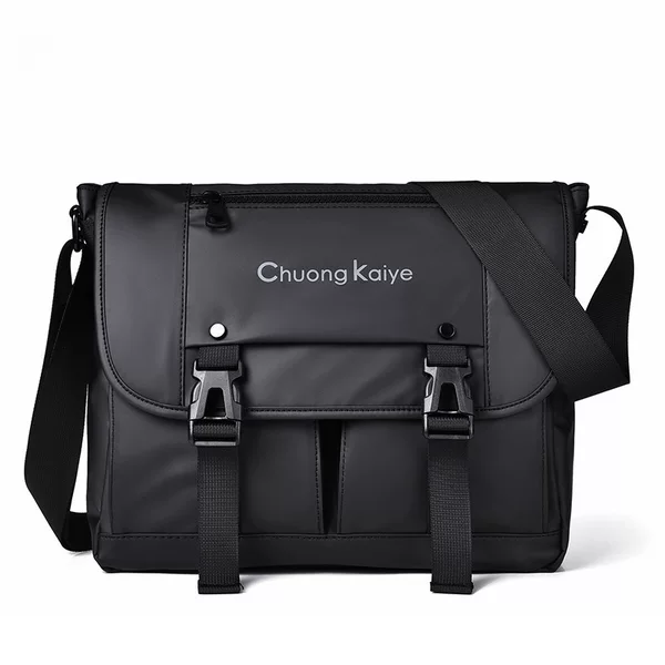Chuongkaiye Men's Crossbody Bag Multifunctional Waterproof Shoulder Bag iPad Trendy Crossbody Motorcycle Bag Versatile