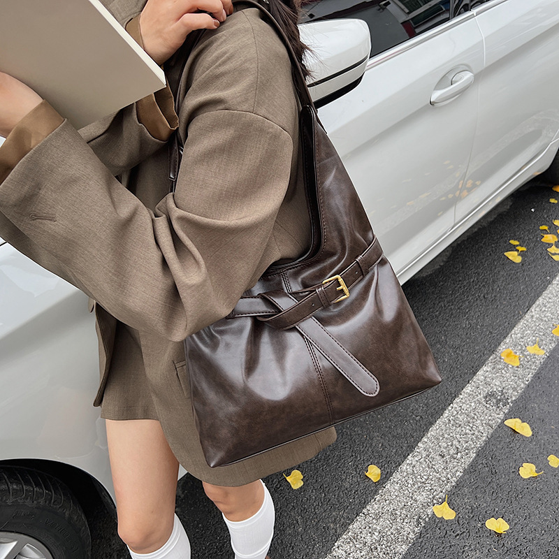 跨境复古轻奢腋下包包女2025秋冬新款时尚托特包大容量百搭单肩包|undefined