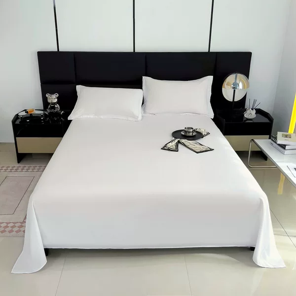 Cross-border solid color sheets to buy student dormitory single sheets Amazon hot items wholesale washed cotton sheets