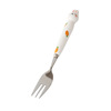 Cartoon spoon stainless steel, cute dessert fork, duck