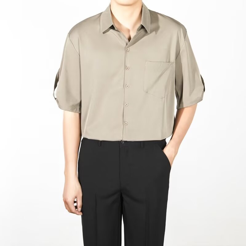 Men's summer thin Japanese fashionable trend shirt