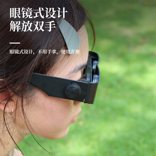 New Fishing Telescope Binoculars, Head-mounted Floating Indicator High Magnification High Definition Low Light Night Vision Fishing Glasses, Outdoor Portable