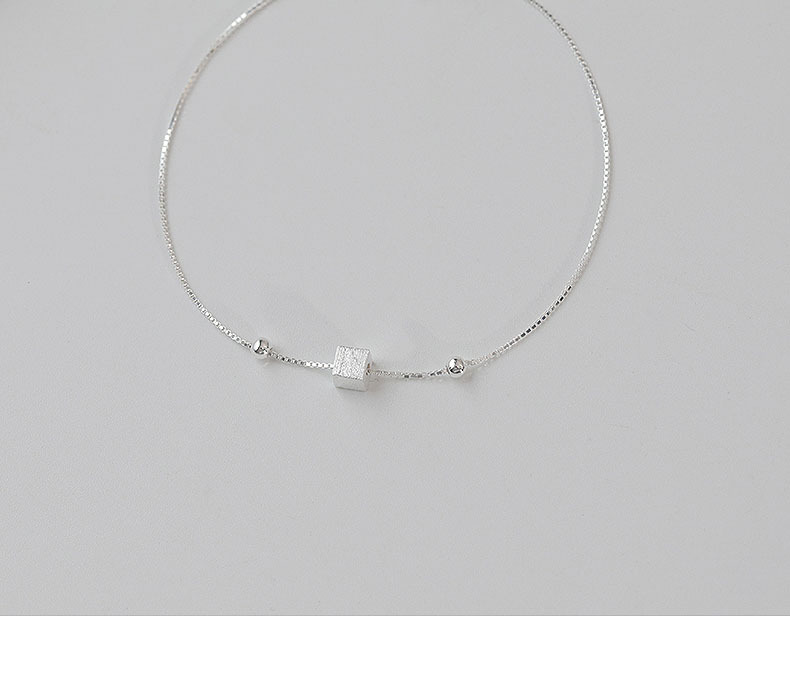 Sunburst Transfer Cube Bracelet For Women Minimalist Geometric_voghion.com