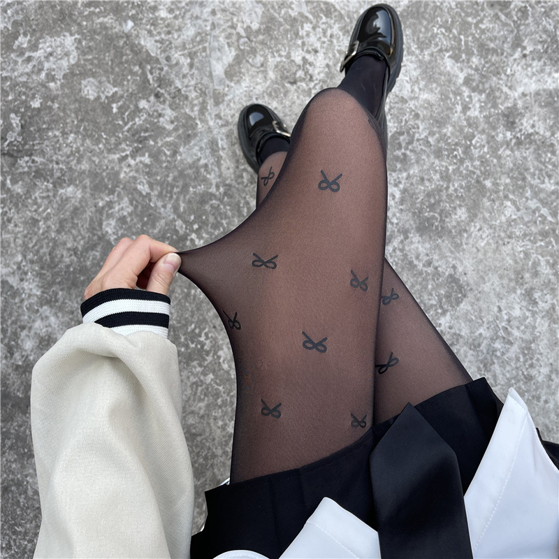 Bow Knot Comfort Comfort Pantyhose display picture 1