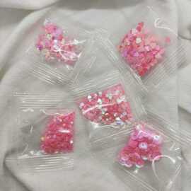 亮片闪粉diy配件pvc美甲饰品镭射金葱粉uv胶流麻滴胶环氧树脂批发