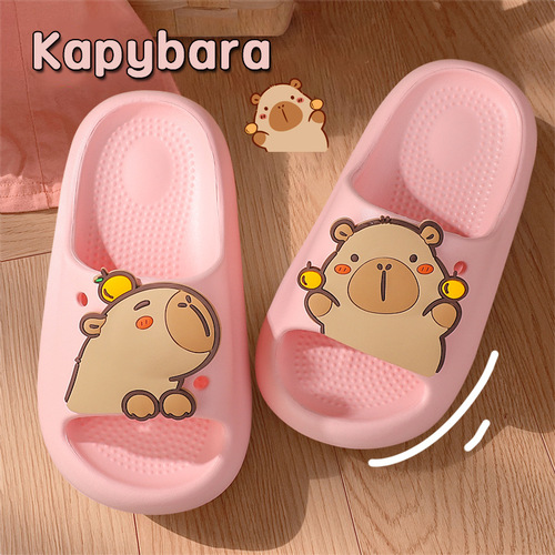 Cute Little Panda Dopamine Cooling Slippers for Home and Outdoor Use, EVA Soles with Non-Slip Design, Family Pack, Drop-Shipped