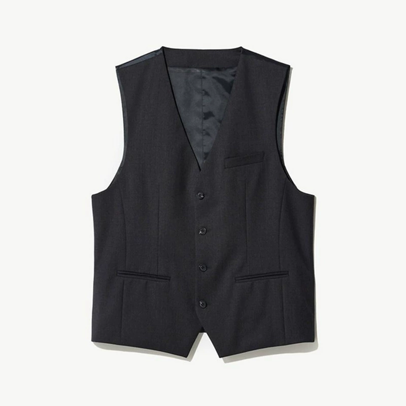 Ретро осенний жилет английский стиль, классический костюм-пиджак, slim fit, плюс размер, корейский стиль