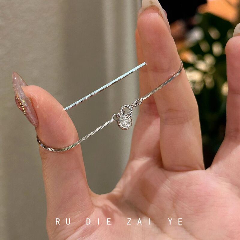 New bubble snake bone bracelet for women, simple, sweet, cute, exquisite, niche, high-end, versatile, fashionable, and youthful