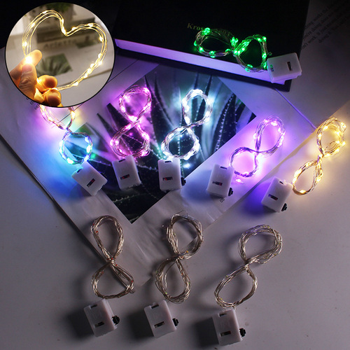 High brightness LED luminous garland light string luminous flash garland light street stall night market hot selling 14 light string light filament