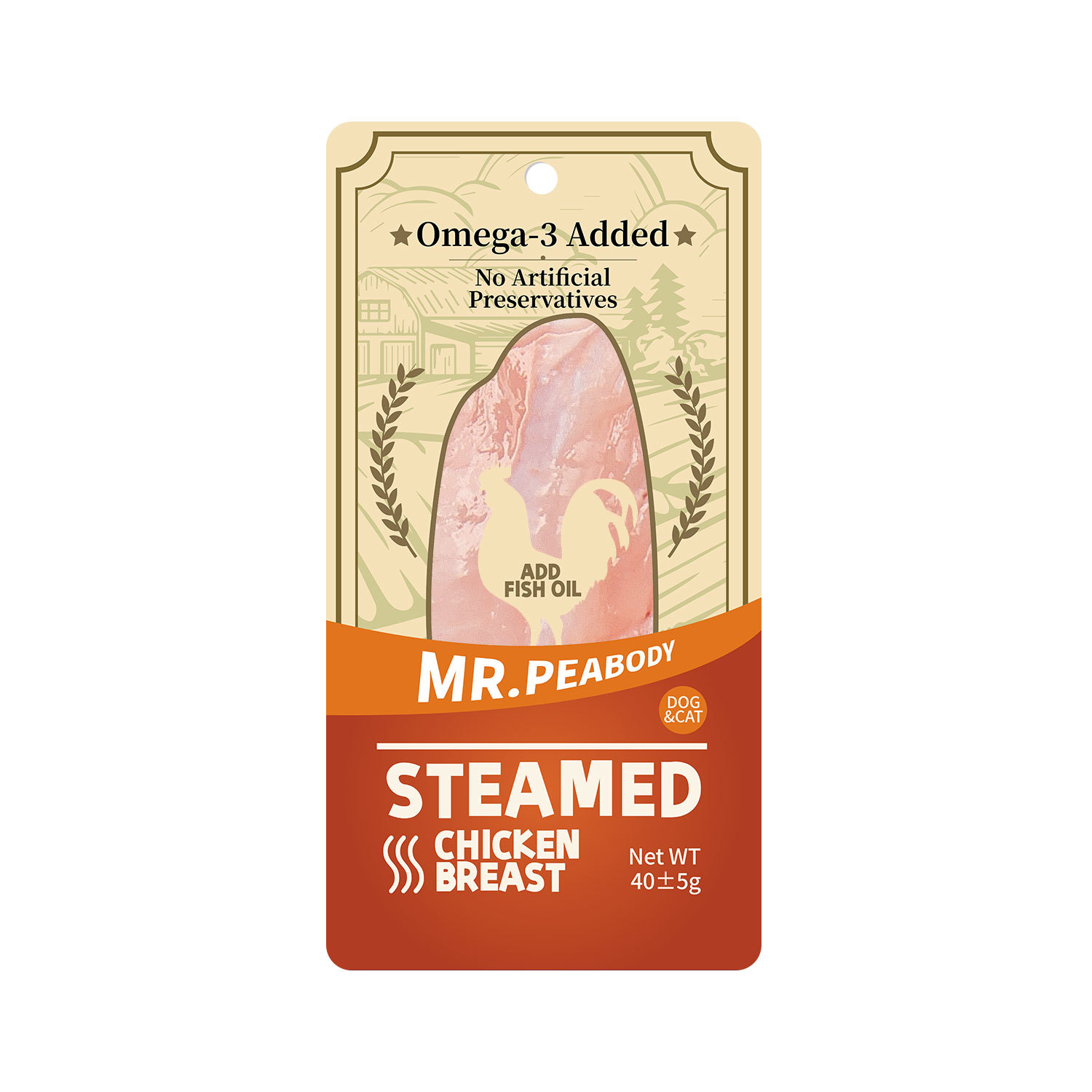 【Peabody】 Pechuga de pollo al vapor