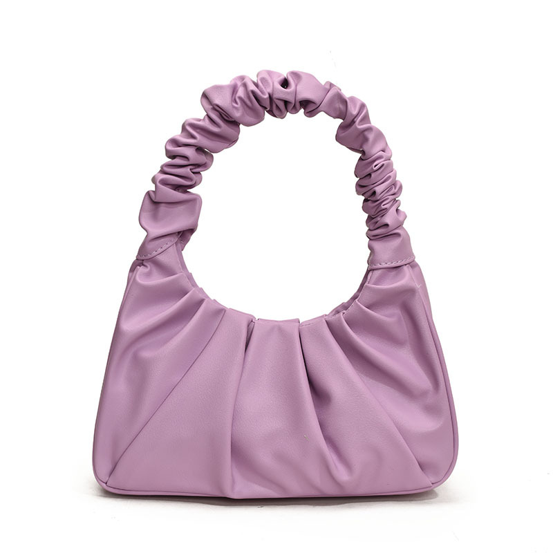 Versión coreana del bolso de axila de nicho 2025 primavera y verano nuevo bolso femenino casual bolso plisado neto del mismo estilo bolso de hombro marea