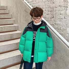 男童棉服加厚中长款中大童棉衣儿童棉袄冬装外套23新款韩版女童装