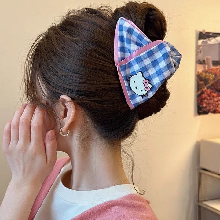 フレンチサテンシェル三角グリッパー女性用 2025 新しいハイエンド後頭部大型ヘアピンサメクリップヘアアクセサリー|undefined