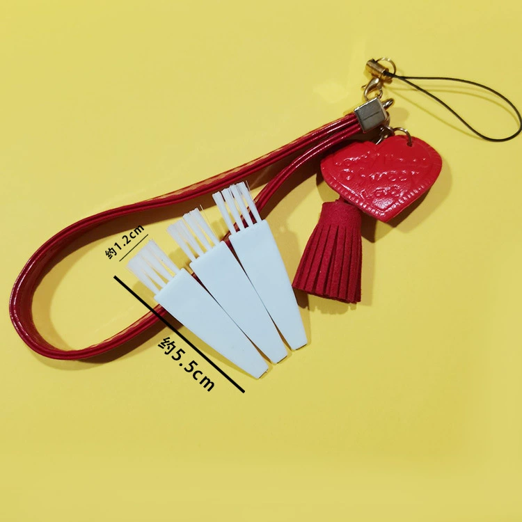 Щетка для чистки мобильных телефонов Маленькая пластиковая щетка для чистки аксессуаров для мобильных телефонов Нейлоновая компьютерная клавиатура Щетка для удаления пыли в наличии