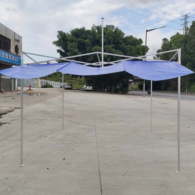 Avtomobil yan çətirləri: Protection Umbrella Tent Industry - blue-300d-encrypted-waterproof-sunscreen-durable-oxford-cloth-cloth-width-1m-length-2m-with-three-poles