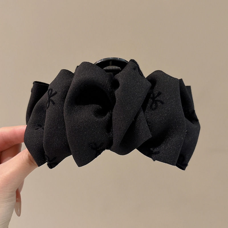 1#Black bow gripper about 13cm