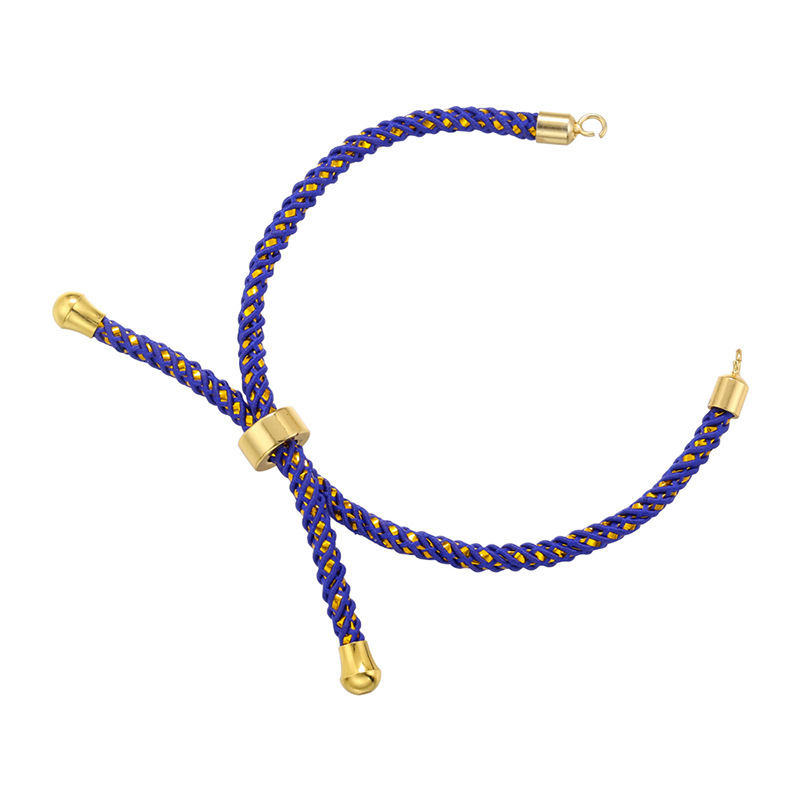 5g Weight Rope Jewelry Making Type Bracelets Classification 1 Piece Quantity rope, Brass Material Geometric Pattern Knitting Design Simple Style Style 1 Piece Simple Style Geometric Rope Brass Knitting Rope Jewelry Accessories 13