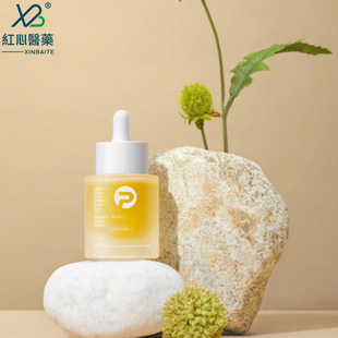 Creative 30ml50ml thick bottom cylindrical dropper bottle cosmetic essential oil sub-bottling liquid foundation glass bottle wholesale
