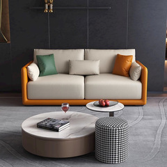 Italian light luxury sofa living room simple modern no-wash technology cloth fabric sofa Nordic sofa small apartment furniture
